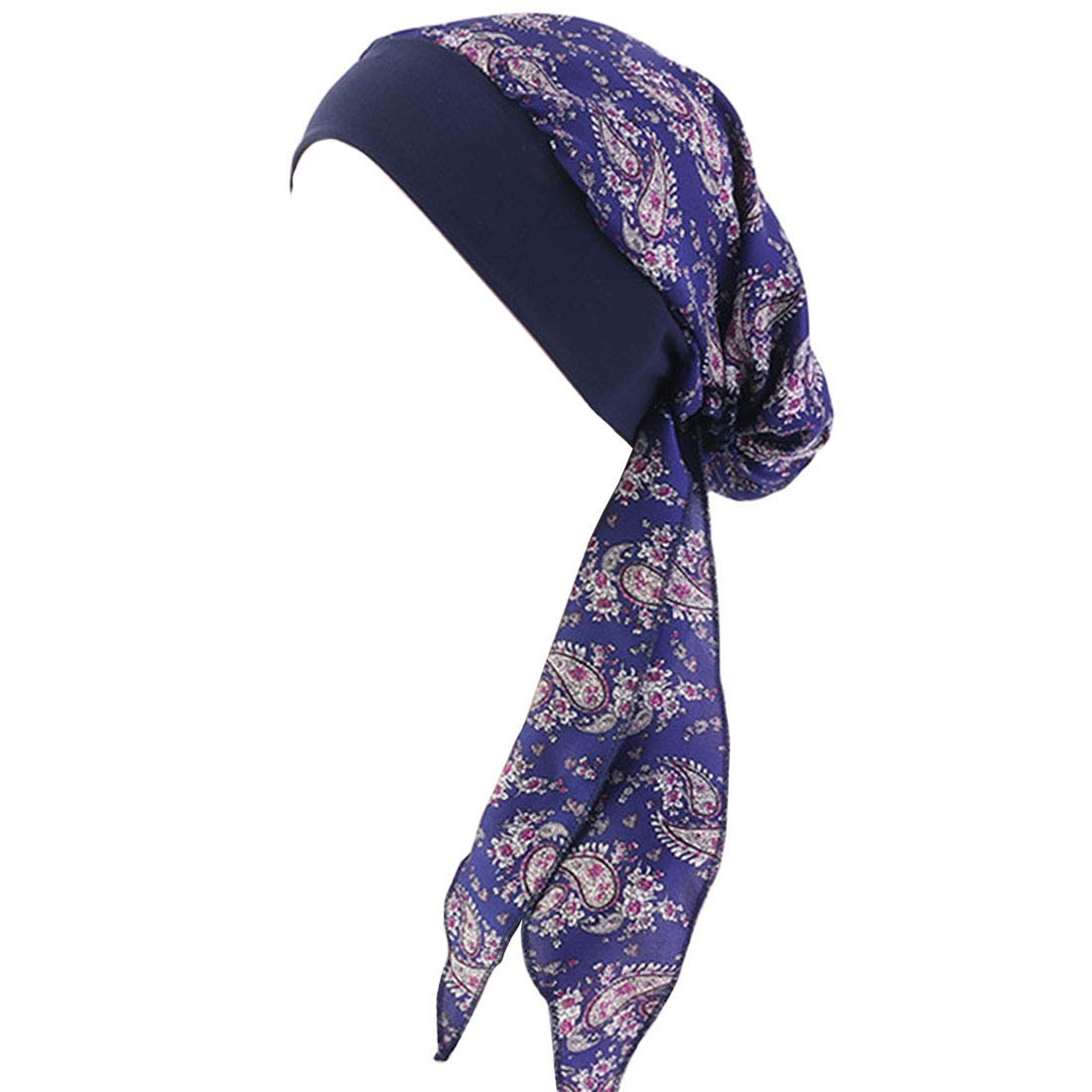 YONKOUNY Cancer Turbante Quimioterapia Para Mujeres Elegante Verano Sombrero de Chemo Oncológico Bufanda de La Cabeza Cómodo Tejido De Seda Headwear Gorro Noche Pèrdida de Pelo Cabello
