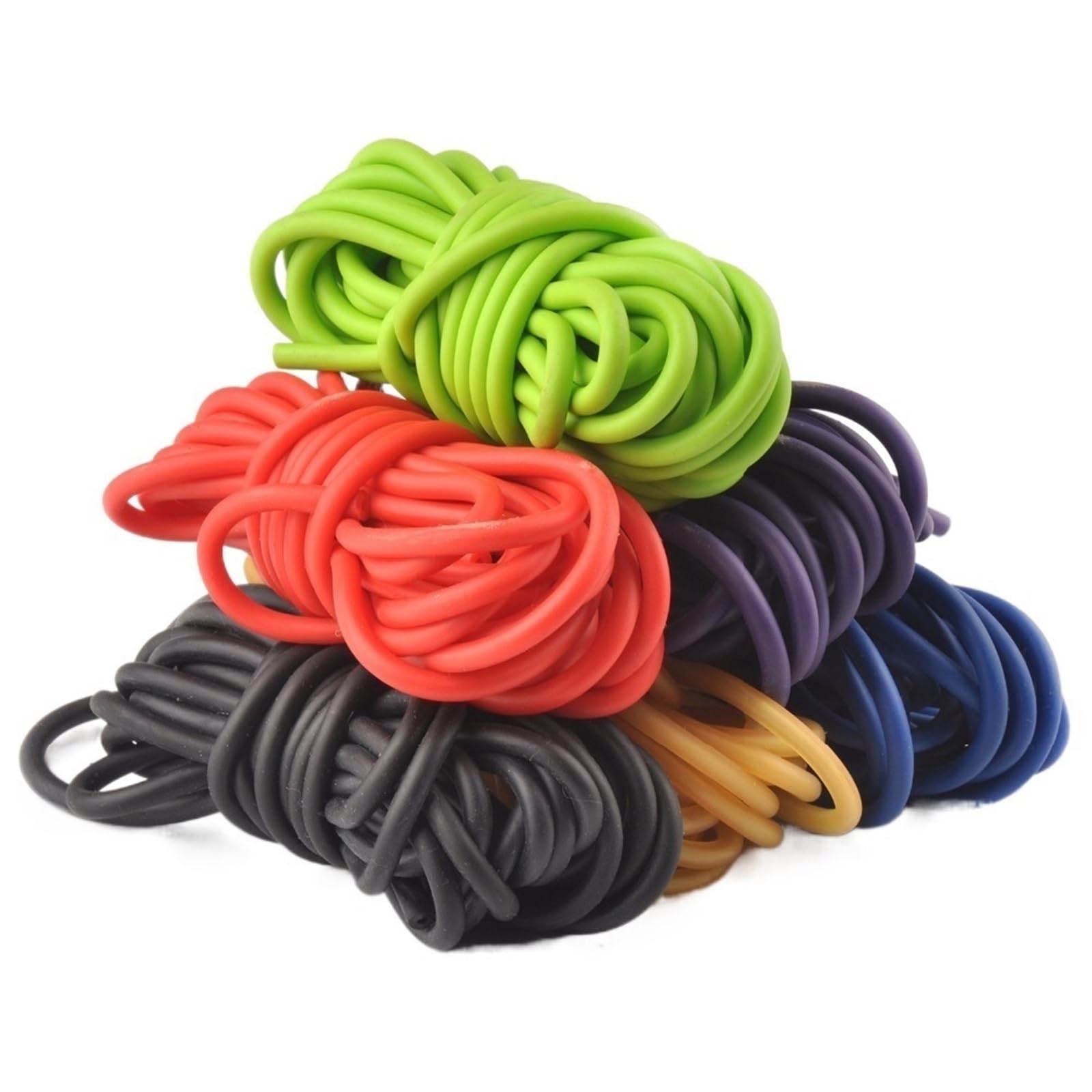 flexiable rubber Outdoor Natural Latex Rubber Tube Stretch Elastic Replacement Band Sling Rubber 5mm x 5 meter 10 meter drain elastic (Color : 10 meter Red)