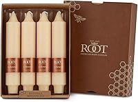Vista 33 de Root Candles Velas de cena sin perfume Smooth Collenette de 7 pulgadas, caja de 4, Butterscotch