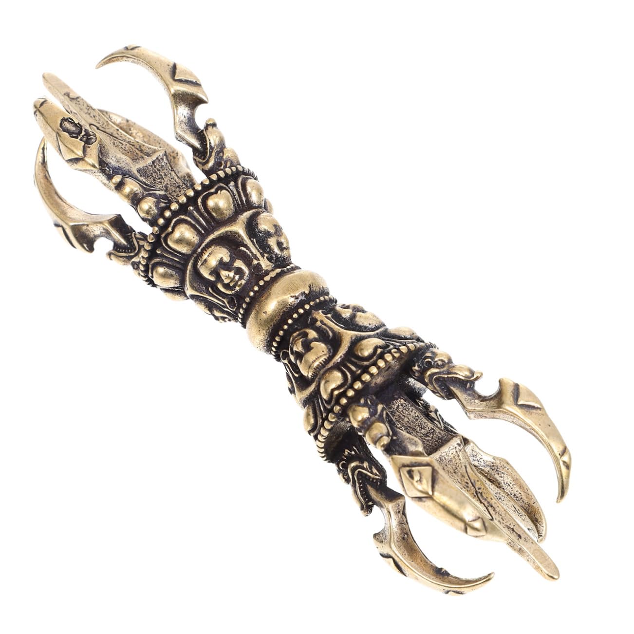 Figurine Vajra ornement en laiton cadeau idéal et objet zen unique de collection