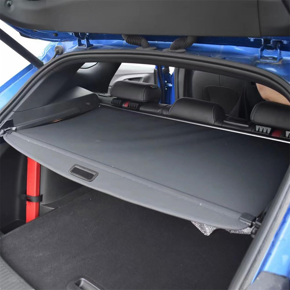 L2R for Chevrolet Chevy 2023 2024 2025 Black Retractable SUV Rear Trunk Cargo Cover Luggage Security Shield Shade Carbon Black Interior Car Accessories 1 Set