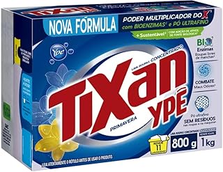 Lava Roupas Concentrado Tixan Primavera 800G, Ypê