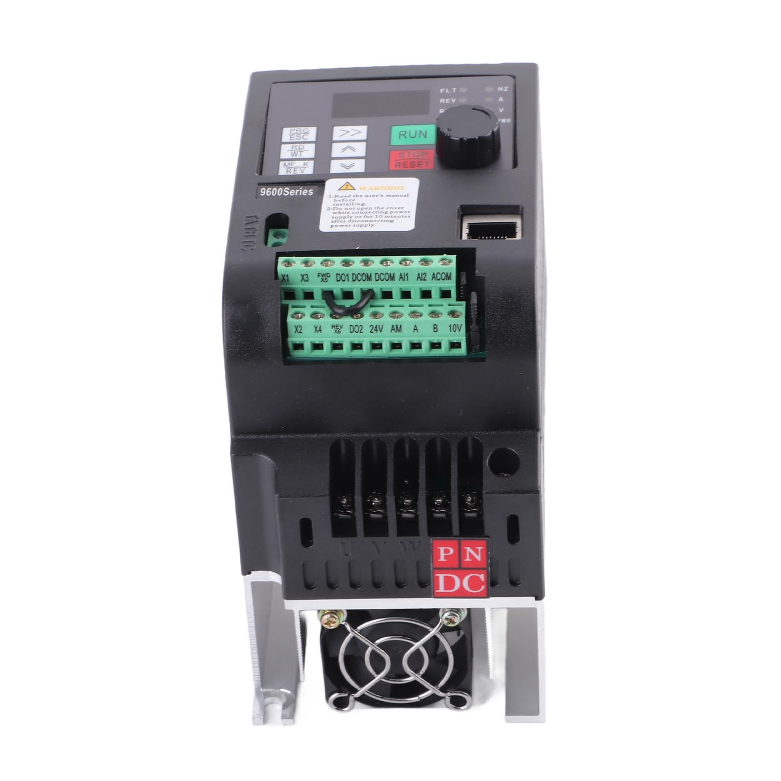 Variador de Frecuencia, NFLIXIN Inversor Solar Fotovoltaico Trifásico 2.2KW 220V 10A Controles Indicadores Convertidor de Bomba Entrada DC200-400V para Control de Velocidad del