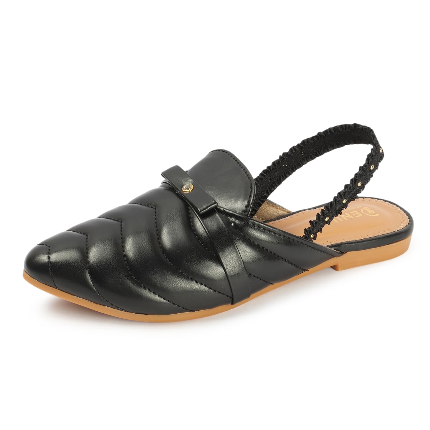 Denill Casual and Formal Comfortable Slip-on Flat Bellies for Womens and Girls (Black) UK -8 (B0D73S917P) Amazon Price History, Amazon Price Tracker