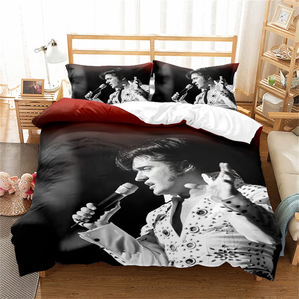 Ste-X E 08 Bed Linen Cotton Bedding Set Legendary, Half-Linen Duvet Cover 135X200 And 2 Pillowcase 80X80 Cm With Oeko (220X230cm(King),)