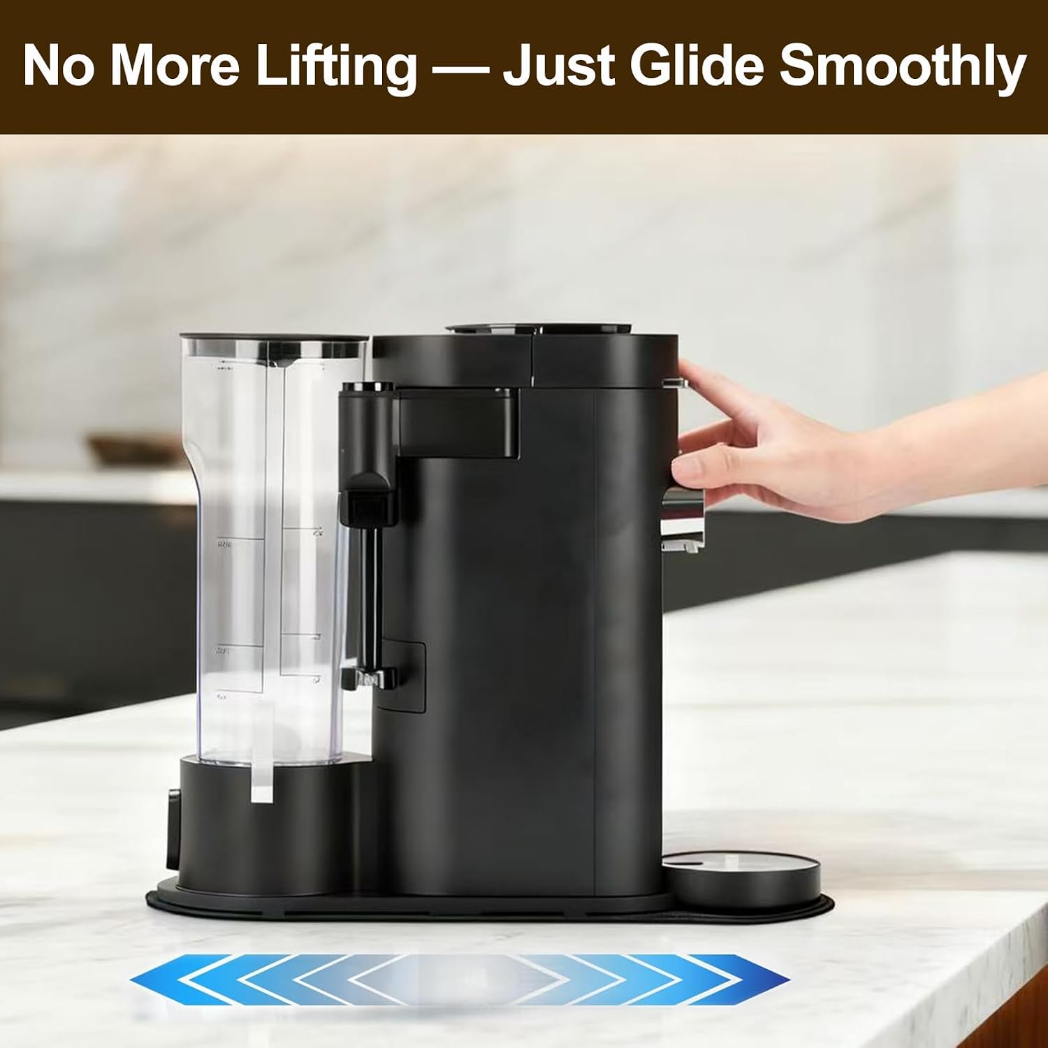Ninja Single Serve Coffee Maker Mat – Premium Japanese Silicone, Anti-Slip & Noise Cancelling, Custom Fit for Ninja PB051 / PB055, Effortlessly Moves & Protects, Ideal Gift for Mom!