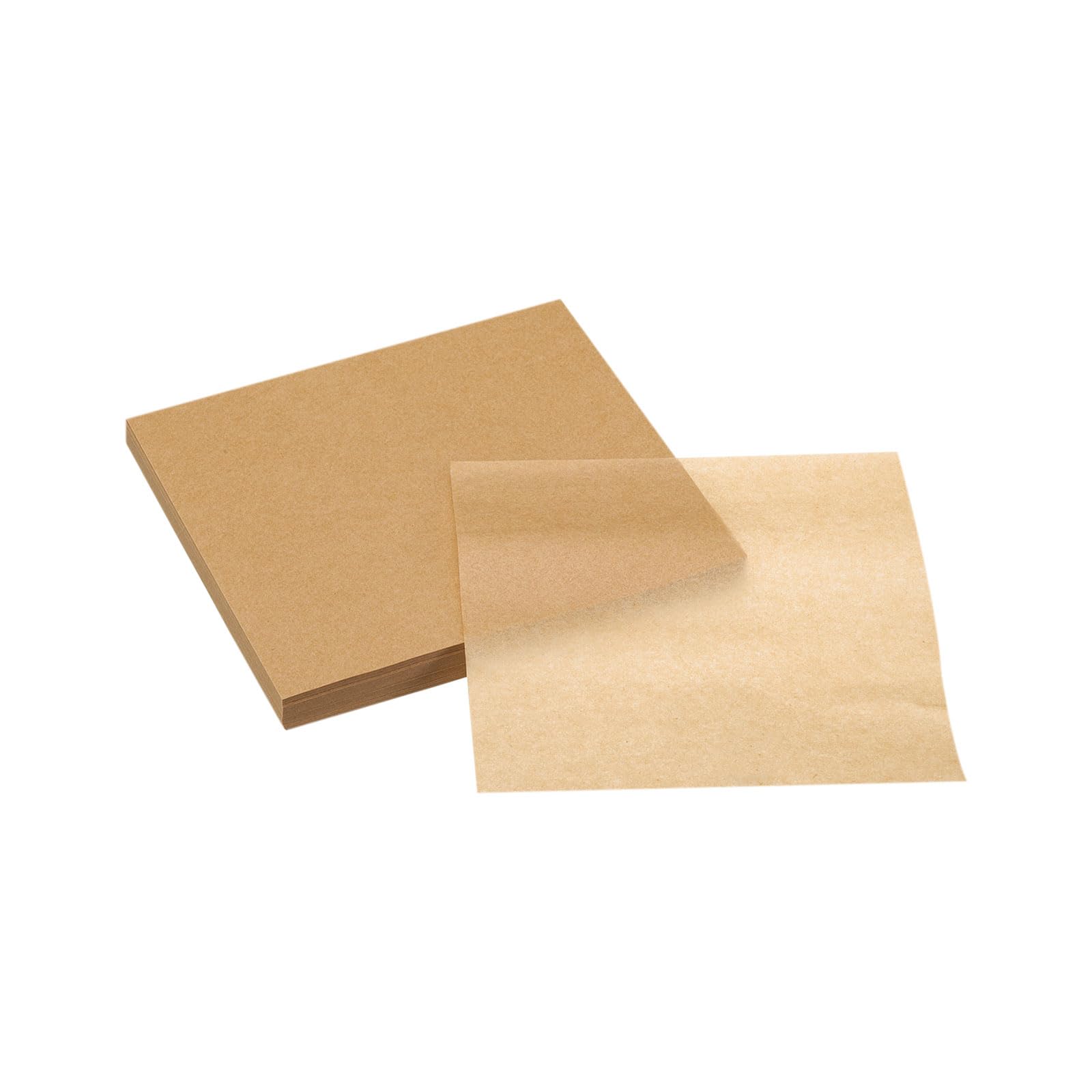 uxcell 200Pcs Air Fryer Parchment Paper, 4 Inch Square Air Fryer Liner, Non-Stick Steamer Liners for Oven Microwave