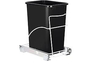 SUPER DEAL 35 Quarts Pull-Out Trash Can Vacuum Bottom