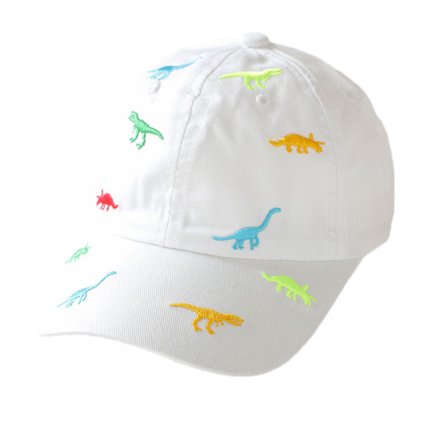 Kinder Baseball Cap für Jungen Mädchen Dinosaurier Stickerei