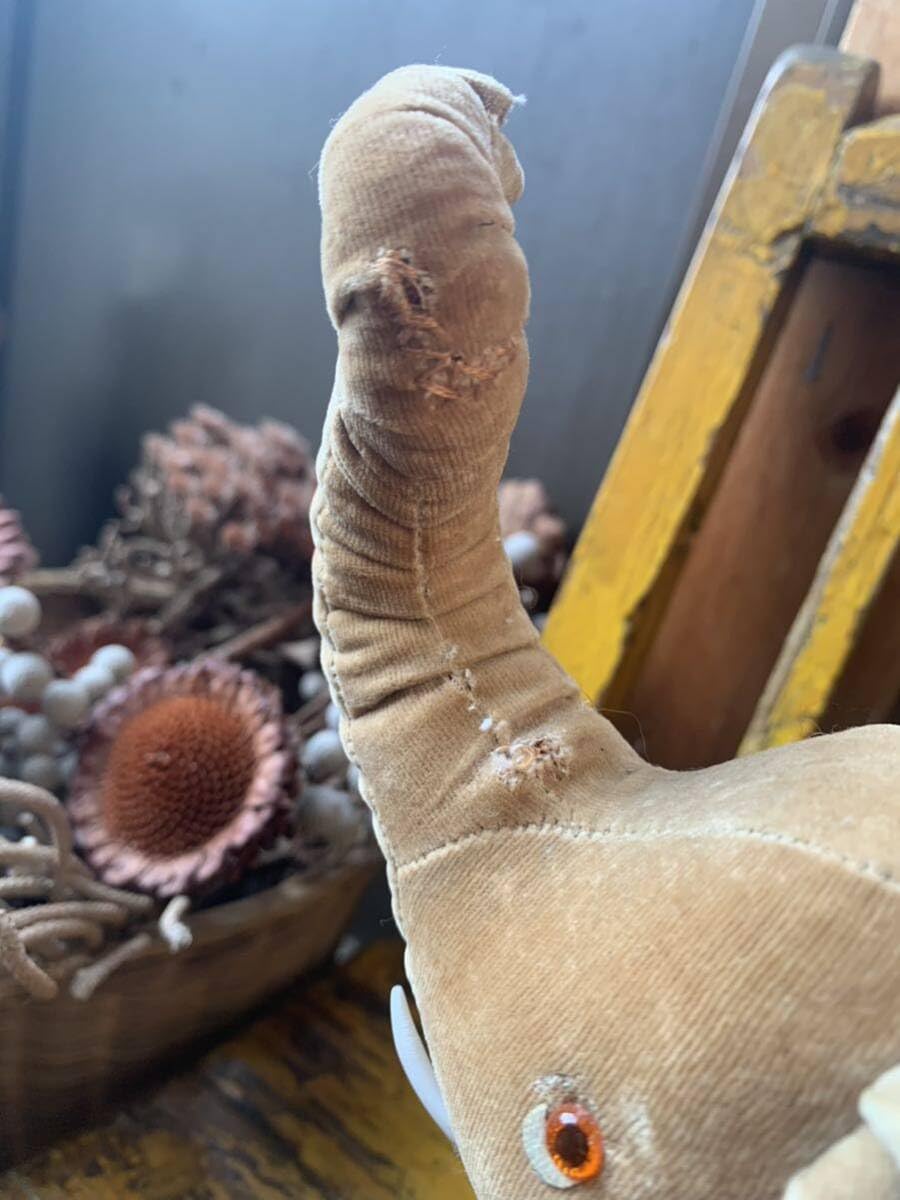 Amazon.co.jp: 1920〜30年台 古い ぞう ゾウ ぬいぐるみ アンティーク