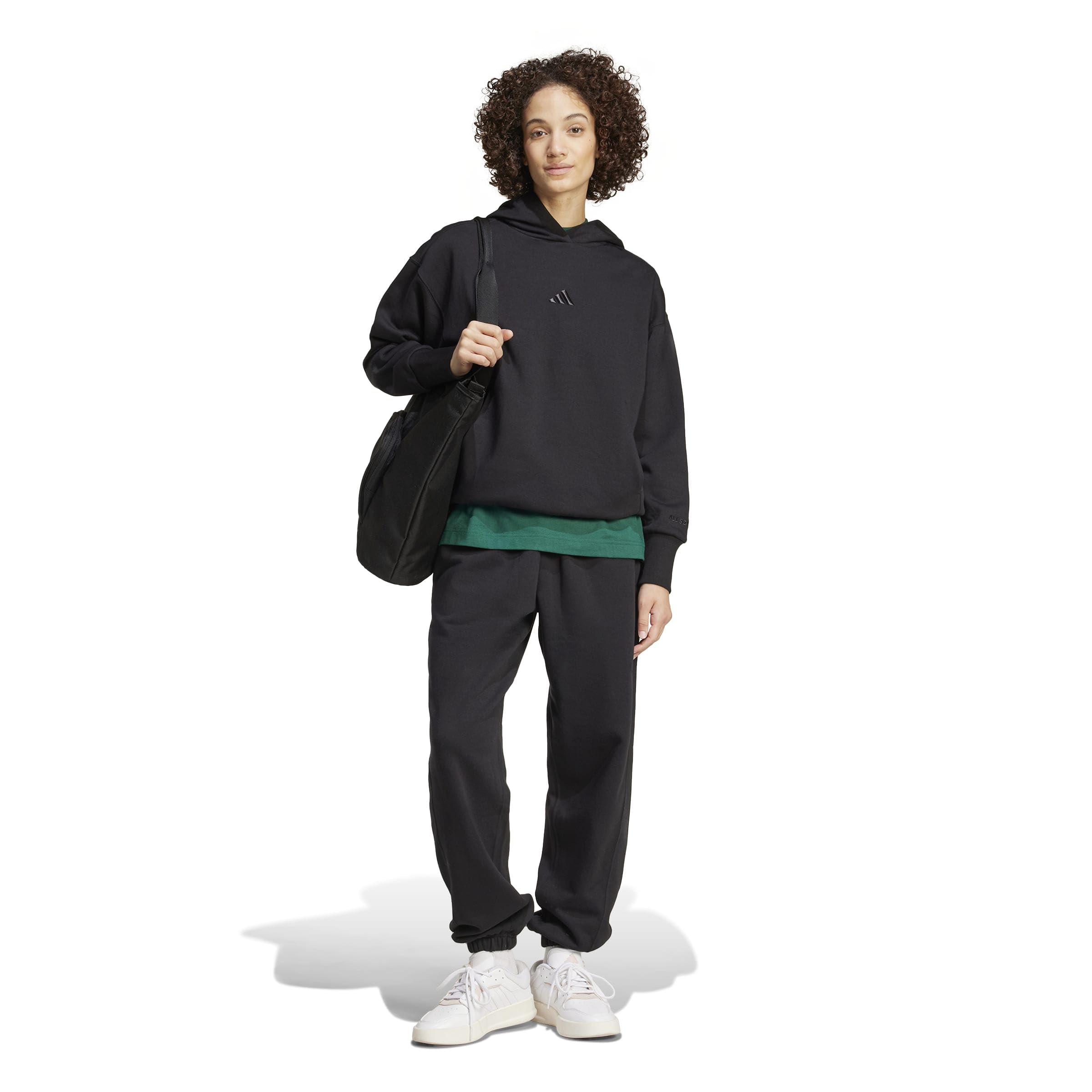 adidas Damen All Szn Fleece Loose Hoodie Sweatshirt