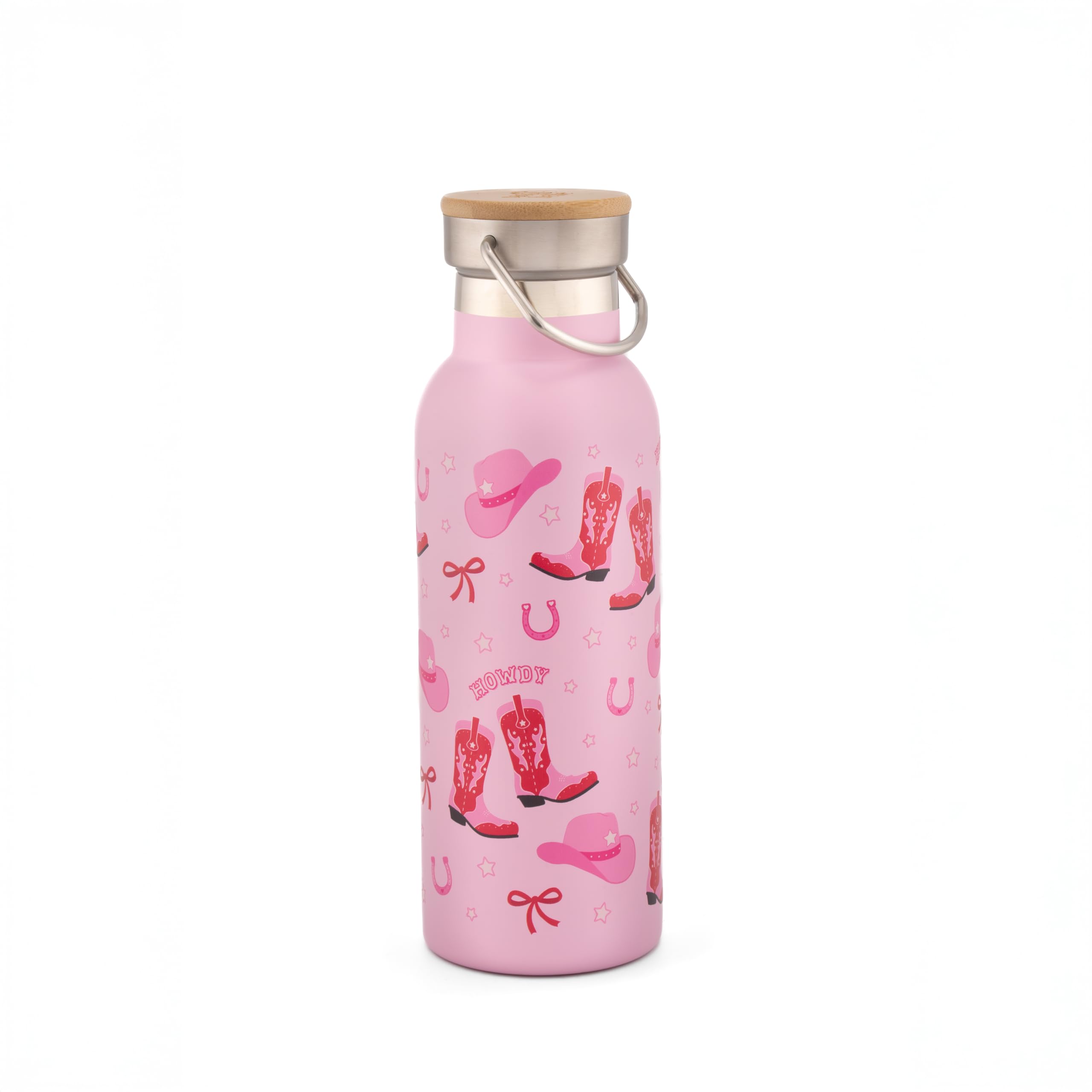 Sass & Belle Cowboy Metal Water Bottle