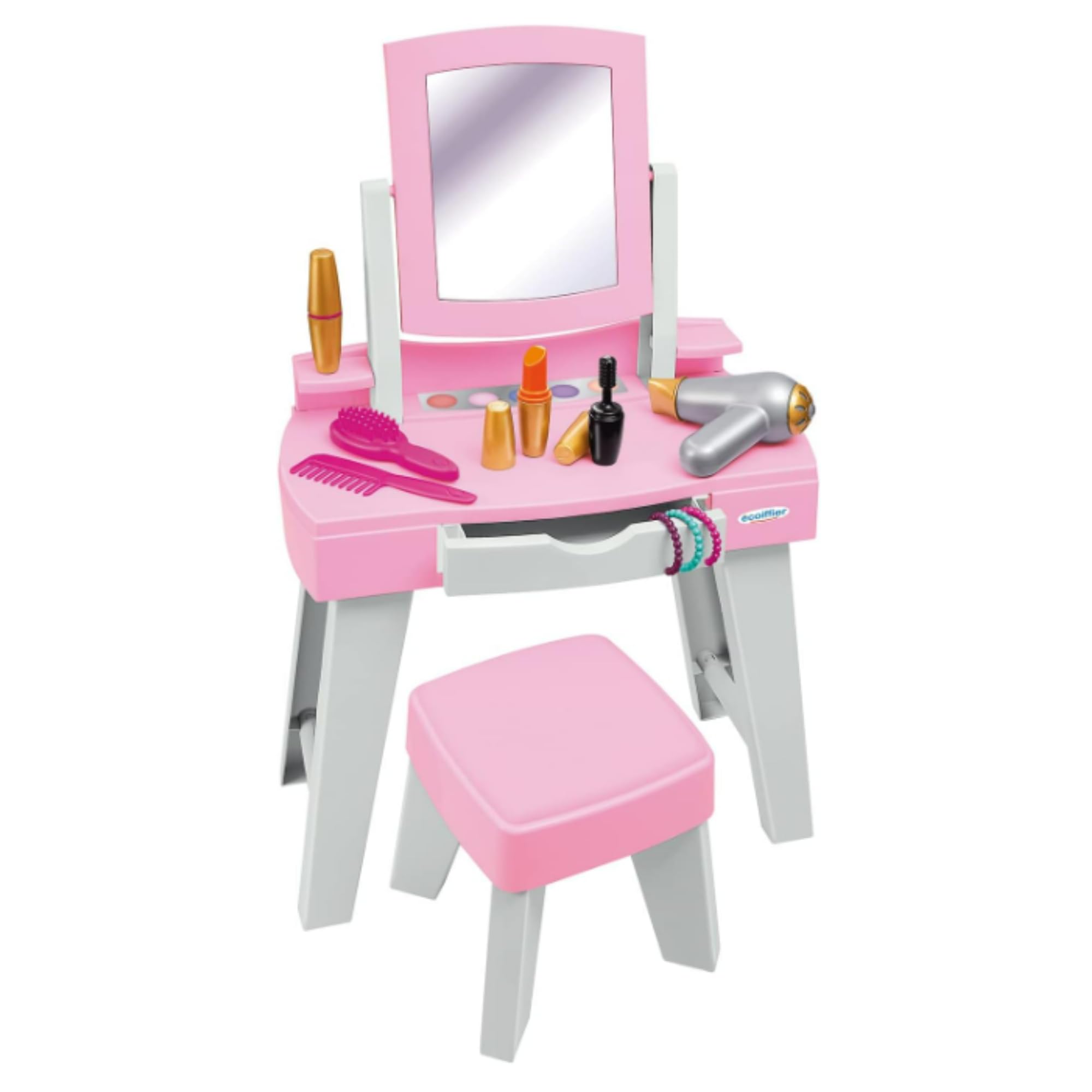 Ecoiffier-Ma Primera Tocador – 1809 – Juego de imitación – 12 – 36 Meses – Juguetes Fabricado en Francia, Color Colorido