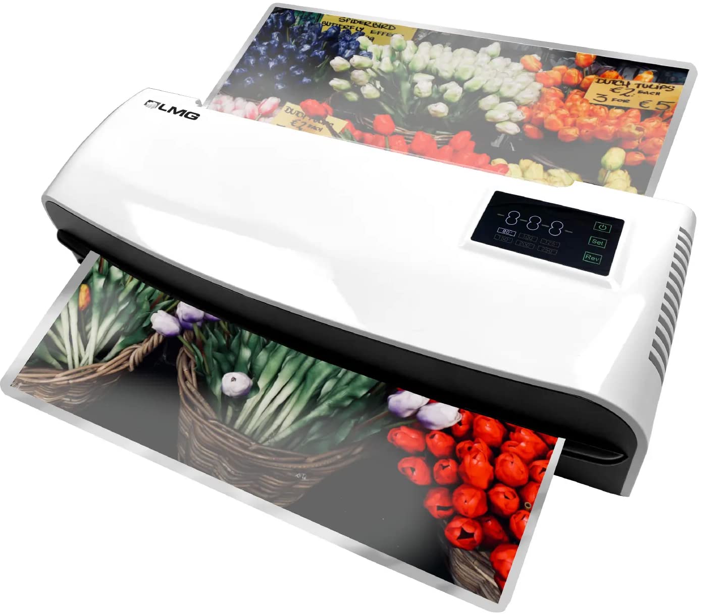 LAMIKING Laminiergerät DIN A3- Profi Laminiermaschine OHNE AUFWÄRMZEIT, Extrem schnell mit dank 6 Rollen-Technologie, Leistungsstarker Laminator bis 2x 250 mic und 1100 mm in der Minute
