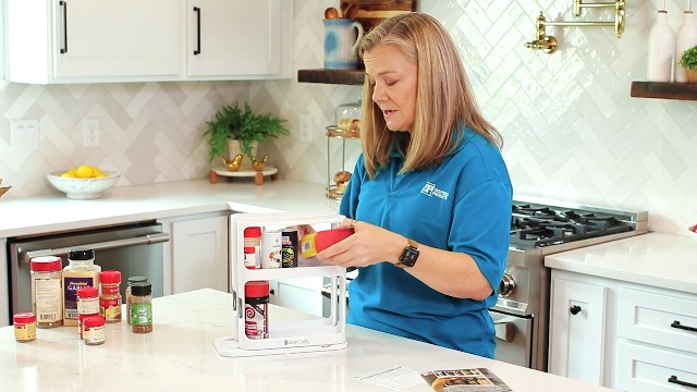 Amazon.com: Cabinet Caddy Spice Rack Organizer for Cabinet, Pull