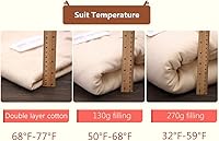 Vista 2 de Saco de dormir orgánico para bebé, manta de manga desmontable para otoño