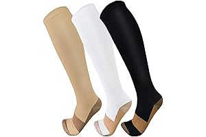 Reliable Copper Compression Socks - Enhanced Circulation & Joint Pain Relief