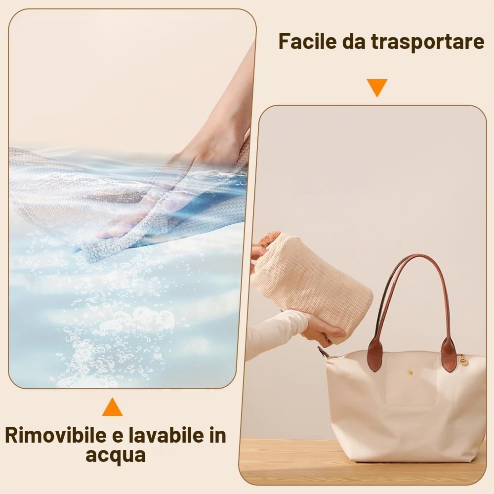 Coperta Riscaldata Portatile, Scialle Riscaldato da 59 x 27,5 Pollici con 3 Impostazioni di Temperatura, USB Coperte Termica per Casa, Viaggio, Ufficio, Pieghevole Morbida Coperta Elettrica