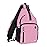 MOSISO Sling Backpack Bag, Crossbody Shoulder Bag Travel Hiking Daypack Chest Bag with Front Square Pocket&USB Charging Port, Dusty Pink