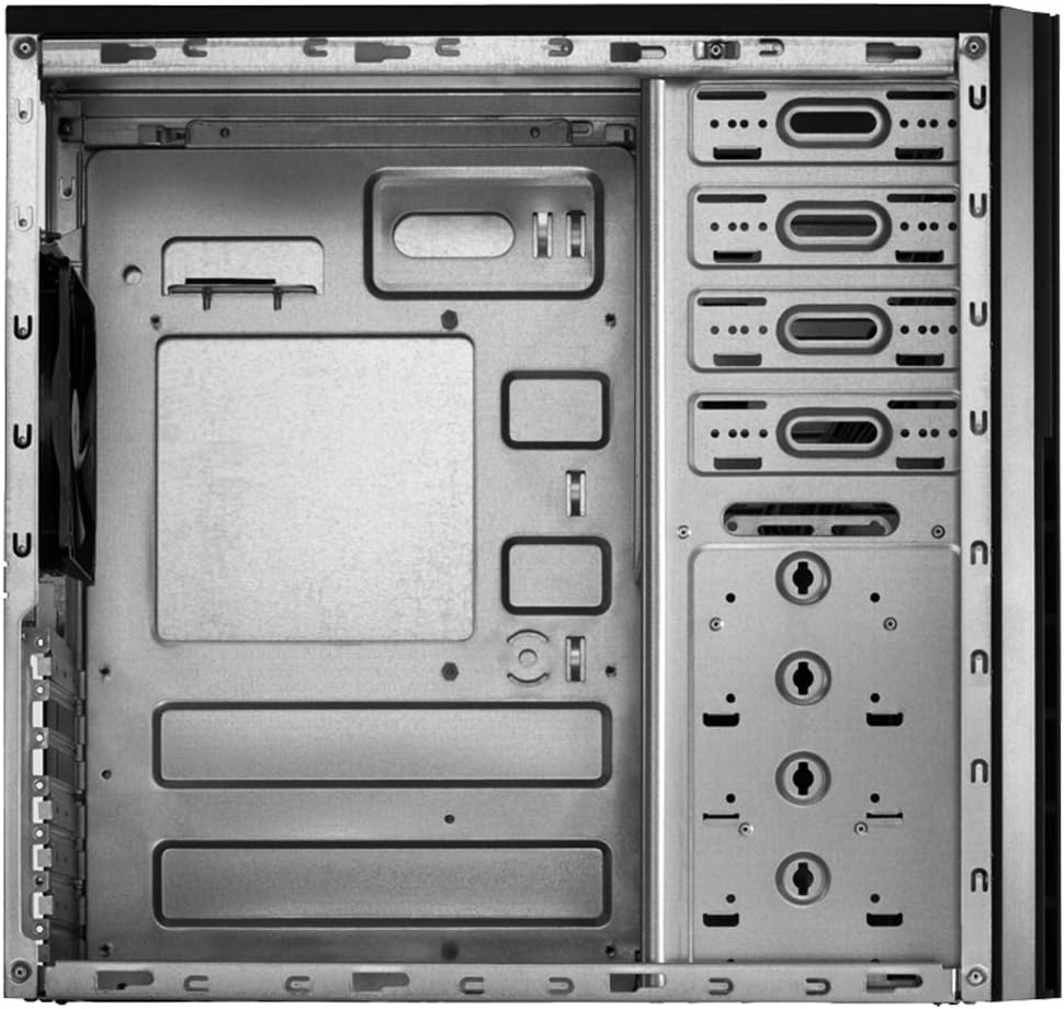 Antec Mid-Tower Case with 2X USB 3.0 Ports Durable Steel Bottom & Front Side Vents Case - Black - VSK4000E-U3
