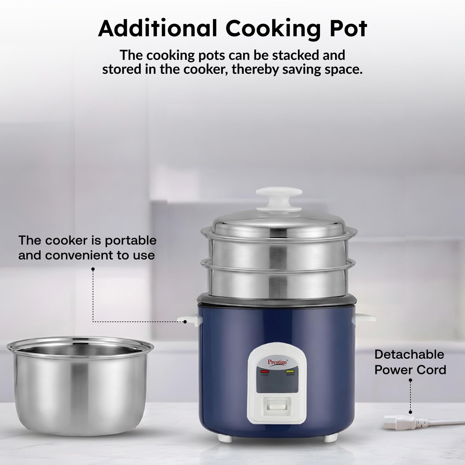 Prestige Cute Rice Cooker Set - 2 Units! -10