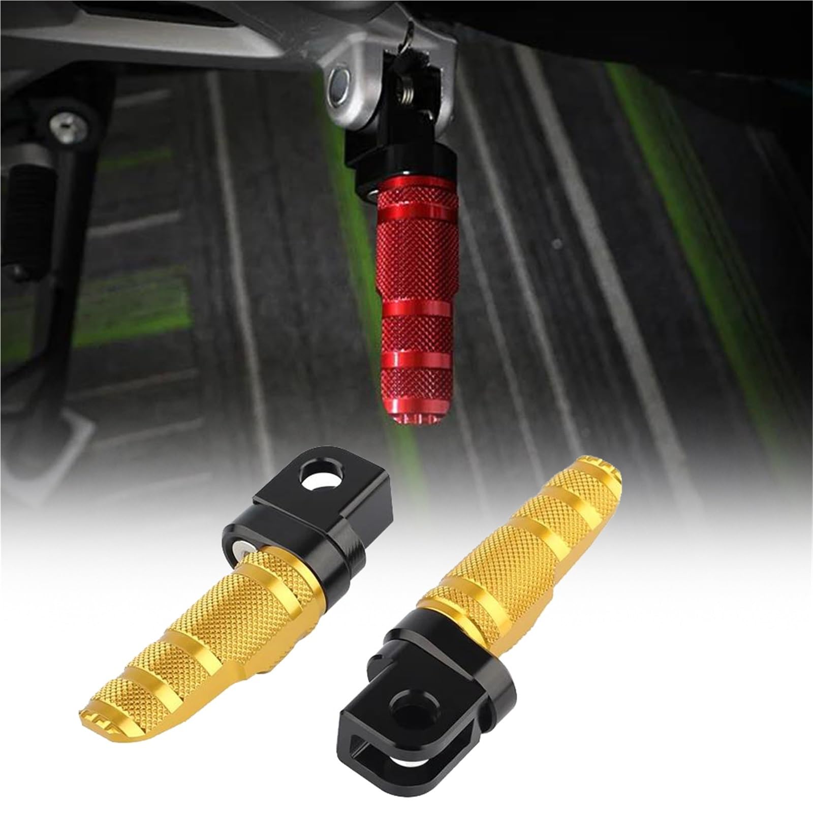 Repose-pieds avant alu pilote CFMOTO 450SR et 650GT