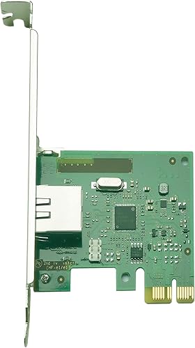 Miniatura 3 de Tarjeta de red Ethernet convergente PCIe x1 de 1.25 Gb, tarjeta LAN de puerto RJ45 de cobre único NIC Gigabit con servidor de chipset Intel I210-AT