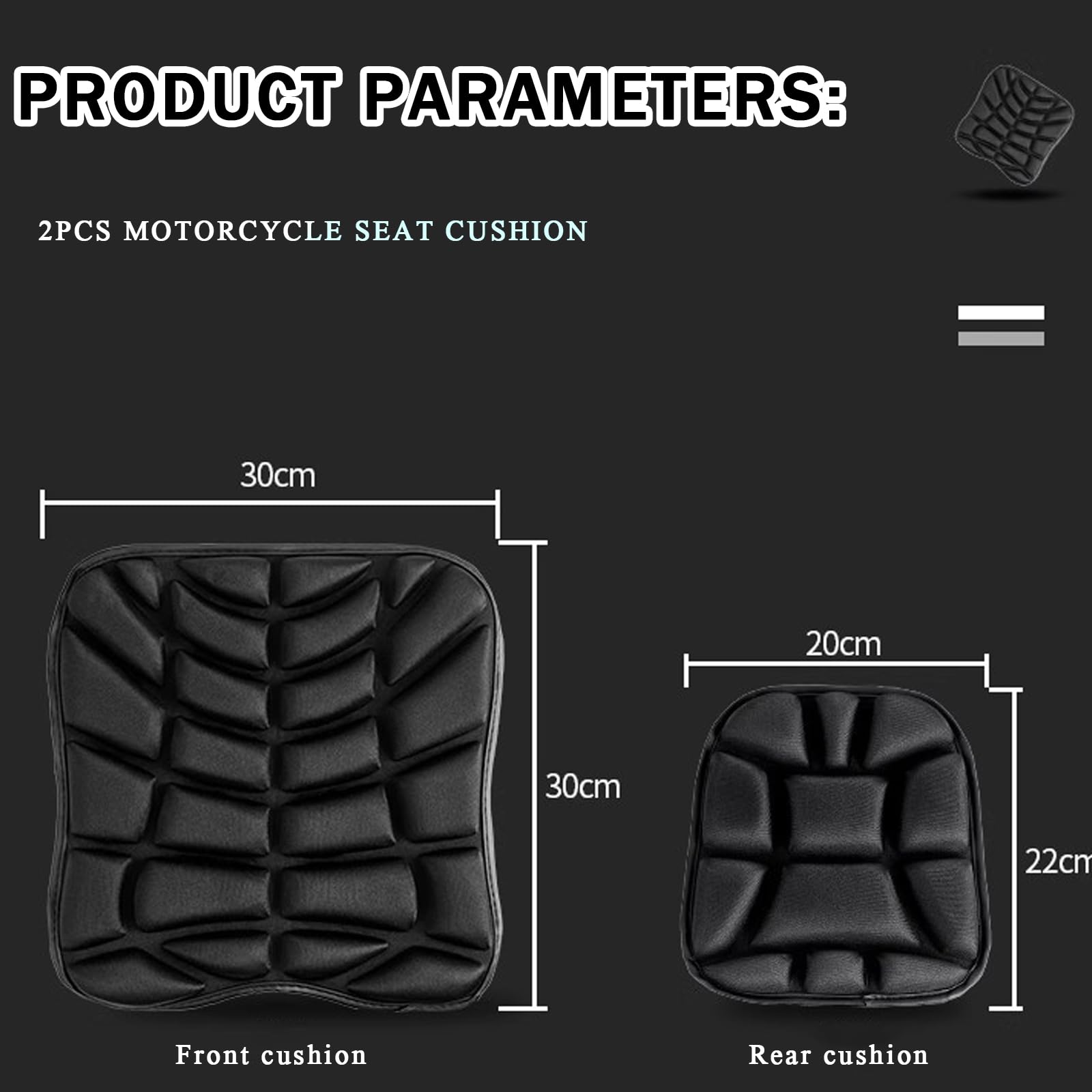 Cojín Asiento Moto para Kawasaki Z900 Z900RS Z 900 Z900 RS, Cojín Confort en Gel y Memoria 3D Alivio De Presión Cojín De Asiento para Motocicleta Adecuado para Viajes Largos