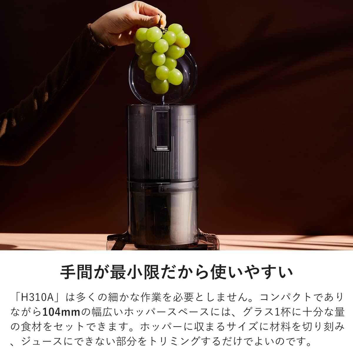 Amazon.co.jp: ヒューロム スロージューサー H310A シリーズ (スカイ  