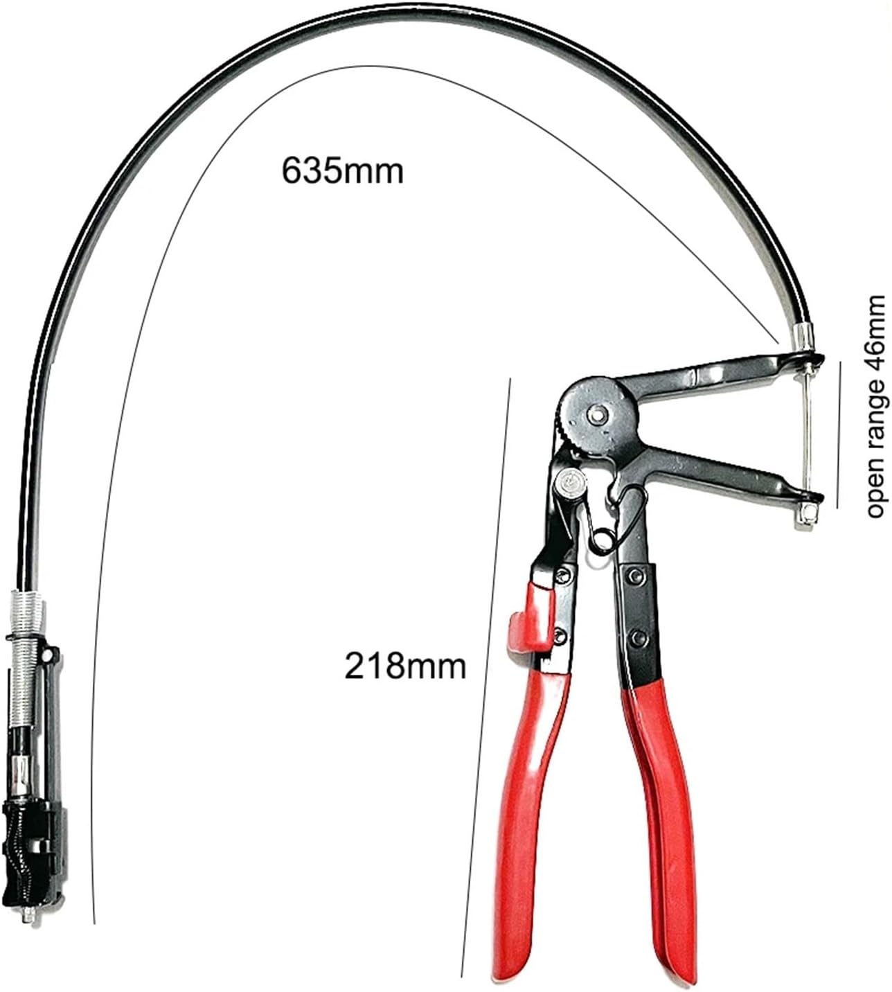 Car Hose Clamp Pliers Auto Water Pipe Removal Tools Wire Long Reach For Fuel Oil Hand Tool 1Pcs(3pcs Set)