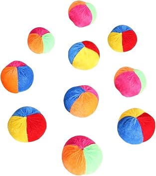 Hacky Ball 10-Piece Multicolor Portable Funny