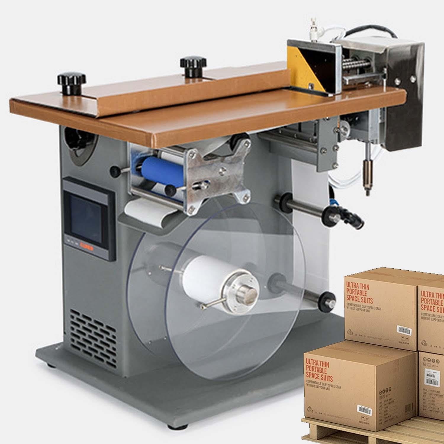 Máquina etiquetadora con Control PLC,Etiquetadora versátil