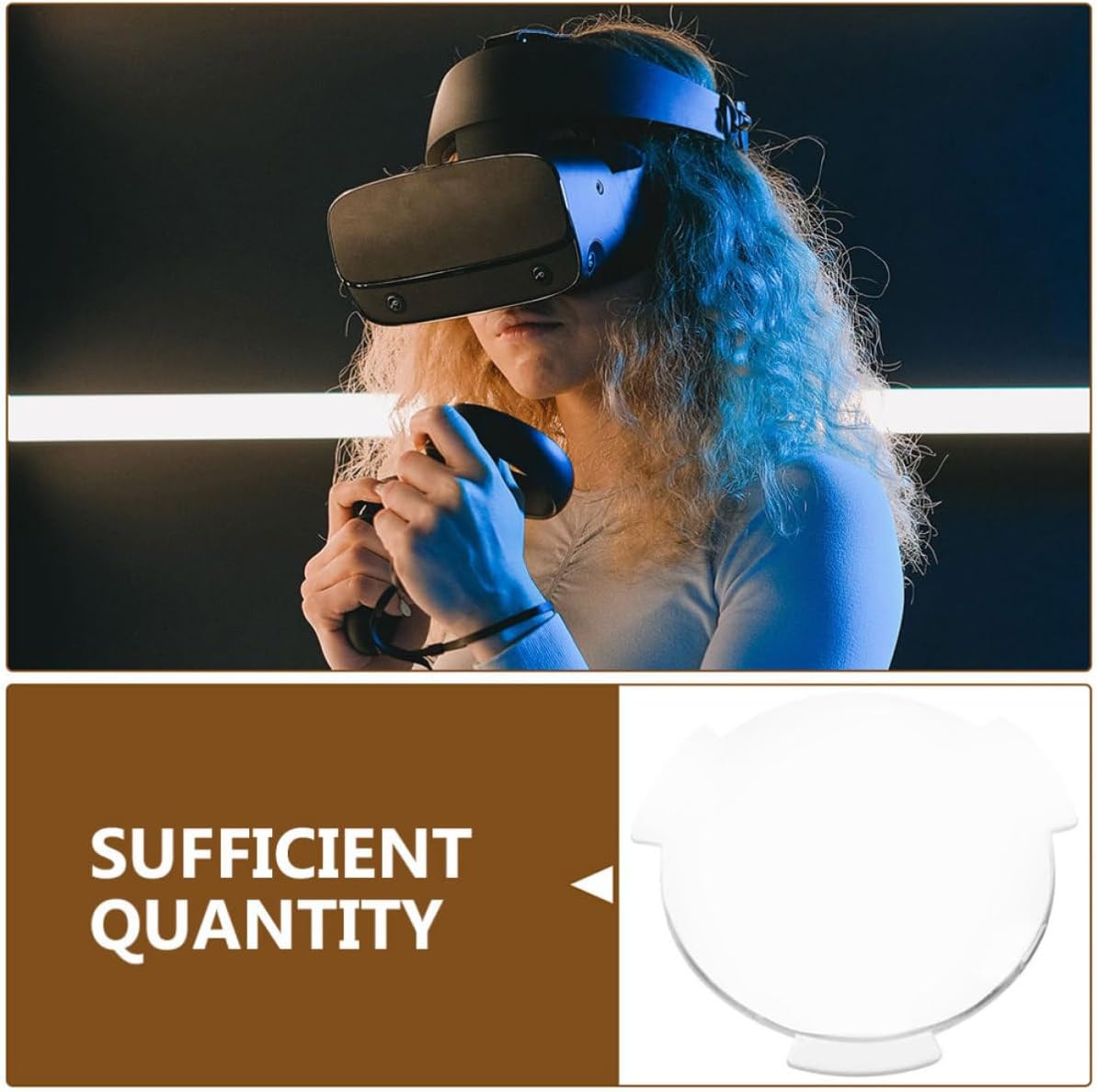 30pcs Vr Lens Accessories with 25mm Diameter and 45mm Focal Length, Biconvex PC Plastic Lenses Featuring Ergonomic Design and Light for Gaming Consoles in Commercial Use