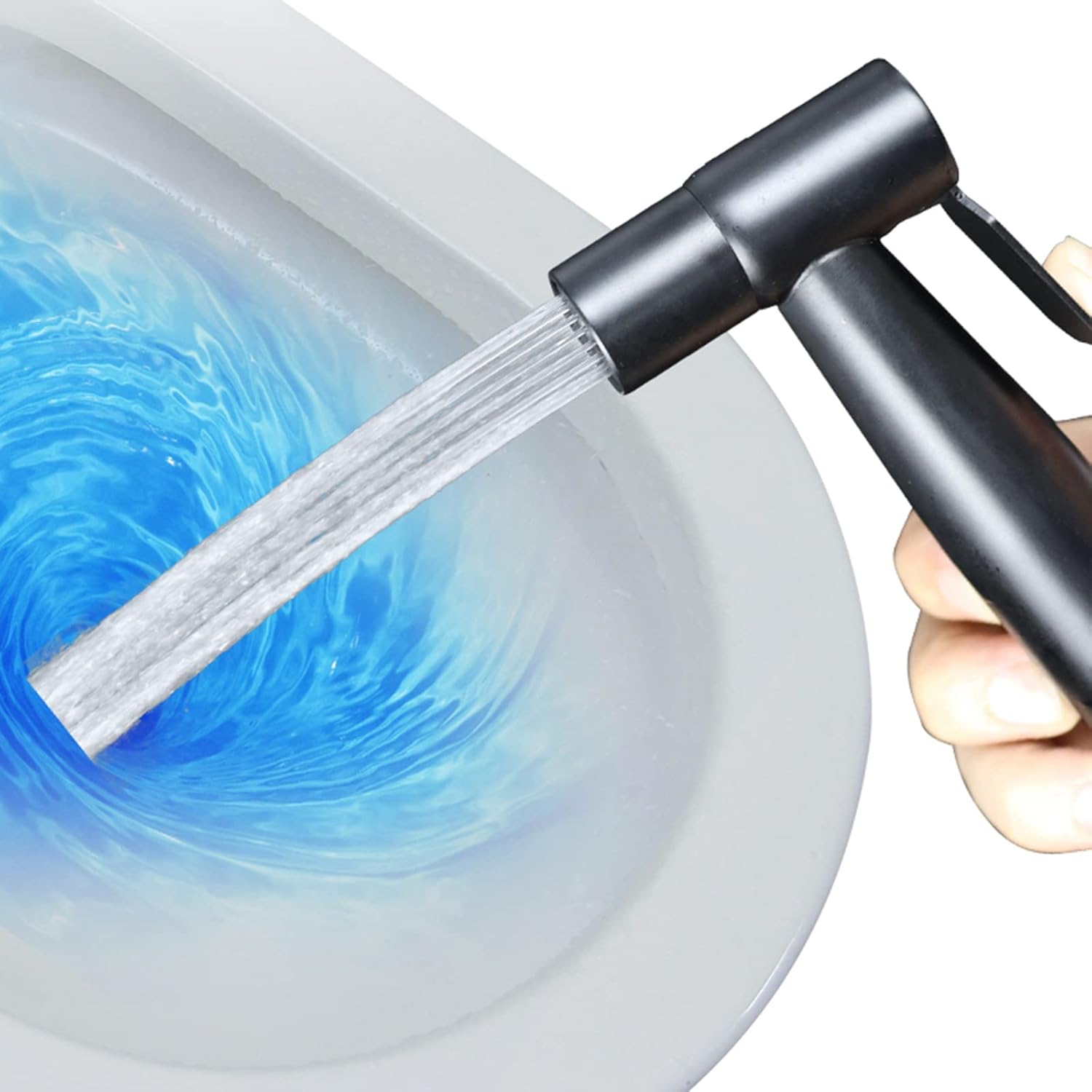 Toilet Bidet Spray Black Shower Faucet Bidet Bidet Sprayer Head Black Stainless Steel Sprayer Black Water Saving Shower Toilet Shower Head