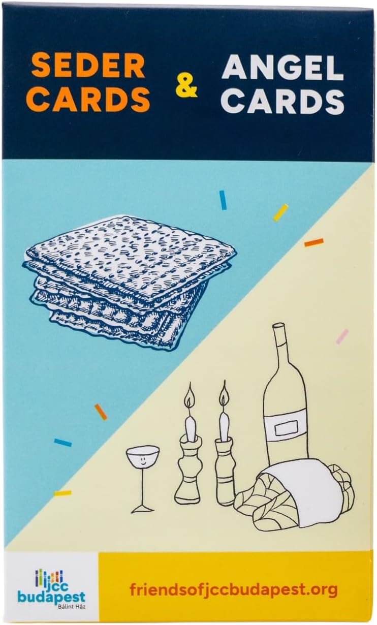 Elevate Your Festive Events with The Ultimate Jewish Celebration Bundle by JCC Budapest - Seder and Angel Cards for Couples and Groups - Conversation Cards and Question Games