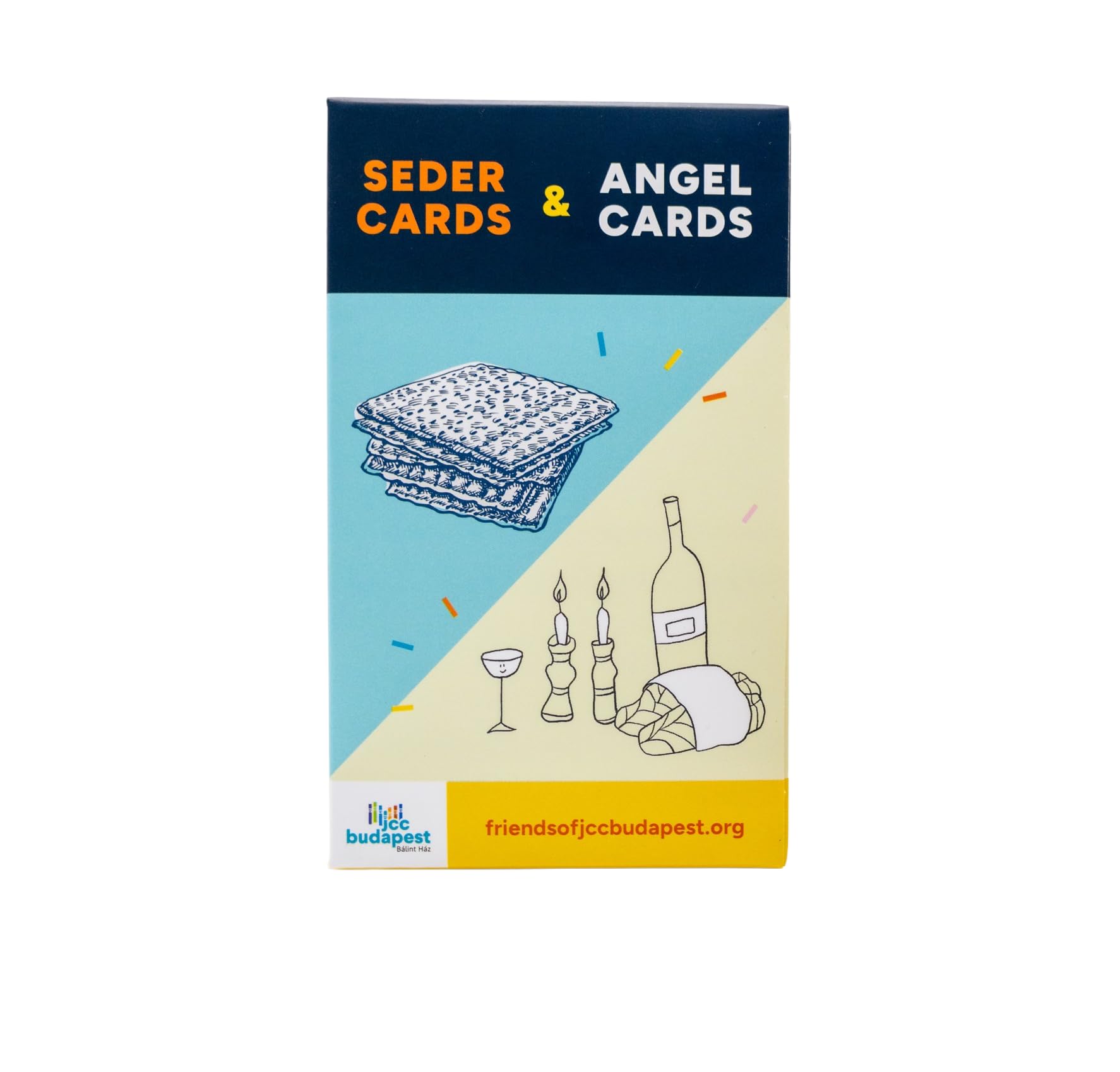 Elevate Your Festive Events with The Ultimate Jewish Celebration Bundle by JCC Budapest - Seder and Angel Cards for Couples and Groups - Conversation Cards and Question Games
