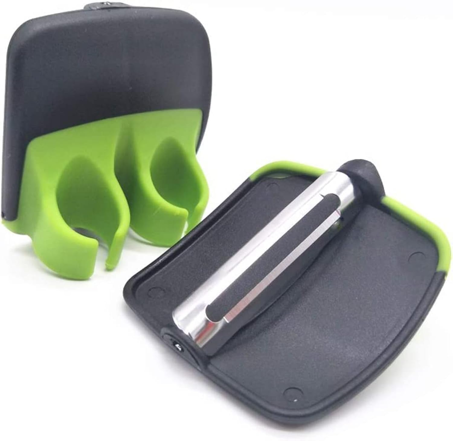 AMERTEER Silicone Peeler, Fruit And Veggetable Finger Palm Peeler For Kitchen, Veggie Peeler With Comfortable Rubber Finger Grip, Easy Peeling For Potatoes, Carrots, Pumpkin, Cucumber & More | Green