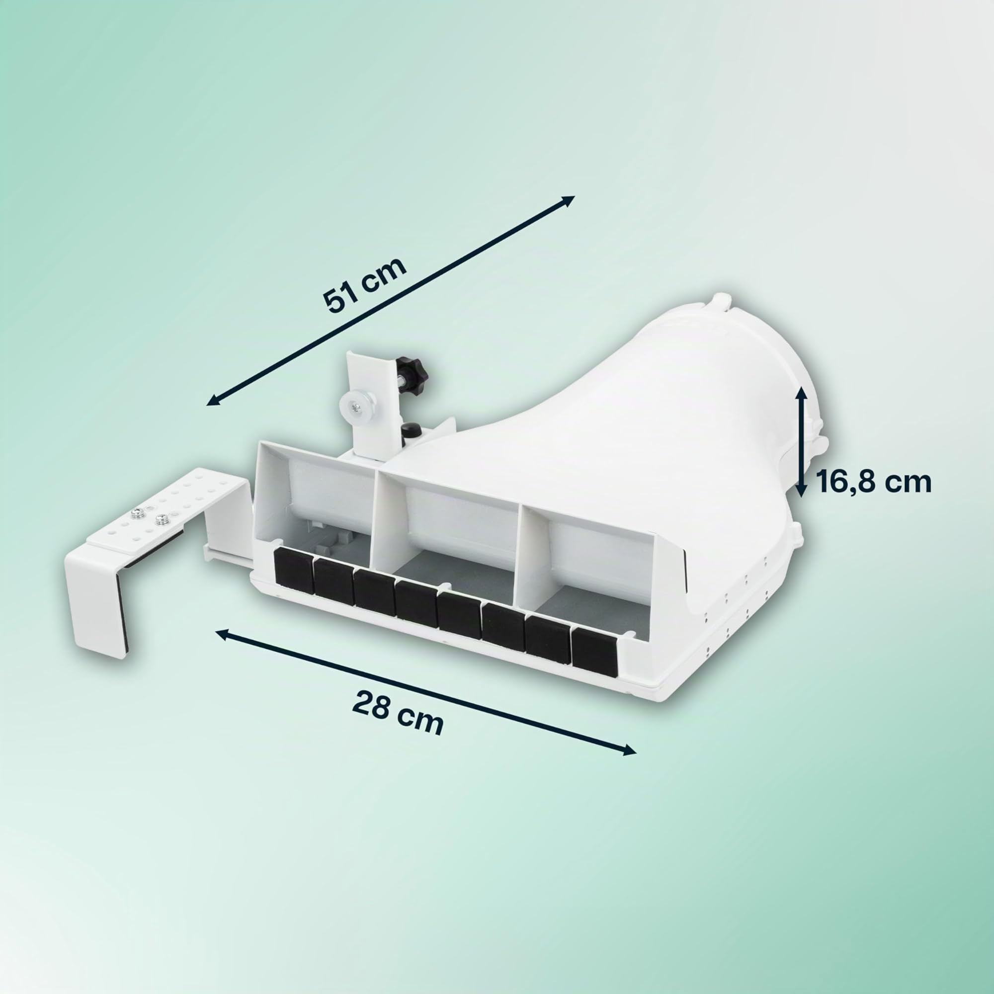 Eurom Window Way Out - Joint de fenêtre pour climatiseurs mobiles - Adaptateur d'accessoires pour votre climatiseur mobile - Hot Air Stop - Ajustement universel - Installation rapide (blanc 2.0)