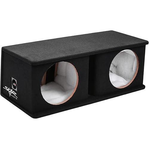 Skar Audio SK2X12V Dual 12" Universal Fit Ported Subwoofer Enclosure
