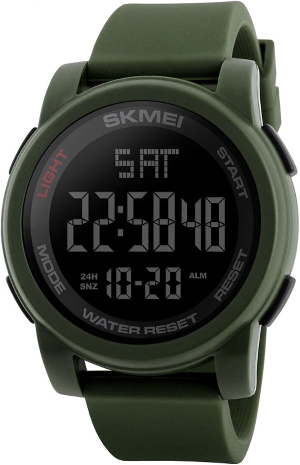 SKMEI Digital Military Watch Model 1257 with button labels
