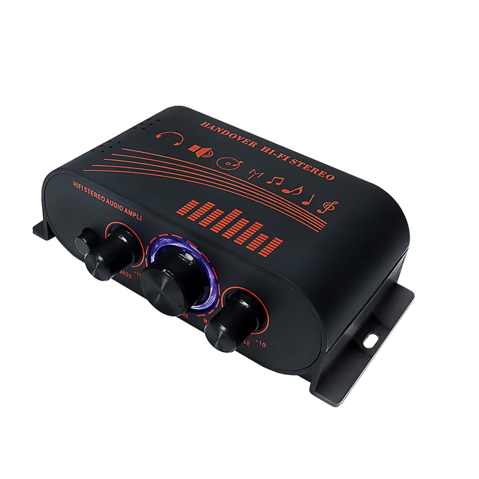 Necvior AK170 Mini Amplifier 12VDC Stereo HiFi Amplifier for Speaker PC Car Vehicle, 2 Channels, 10 Watts