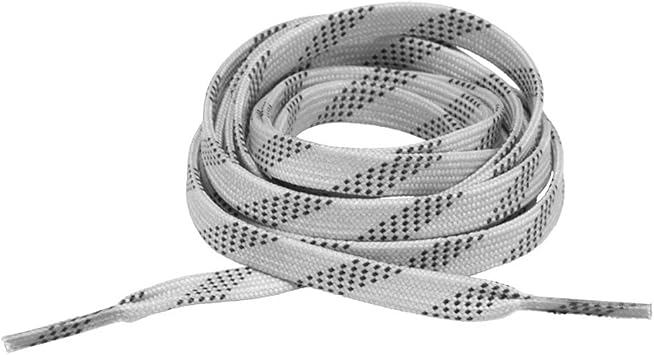Elite Hockey Prolace Waxed Hockey Laces (Silver Grey, 120)