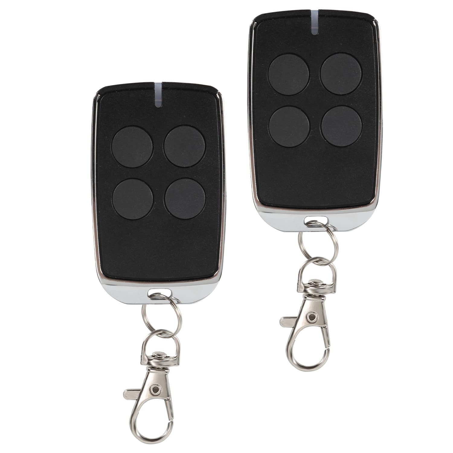 2 unidades de abridor de puerta de garaje, mando a distancia, accionamiento de puerta de doble hoja con 4 botones, 433 MHz para coches, puertas de garaje, mandos a distancia