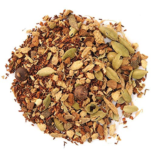 Image of Organic Positively Tea Company, Rooibos Chocolate Chai Tea, Loose Leaf, 16 Ounce