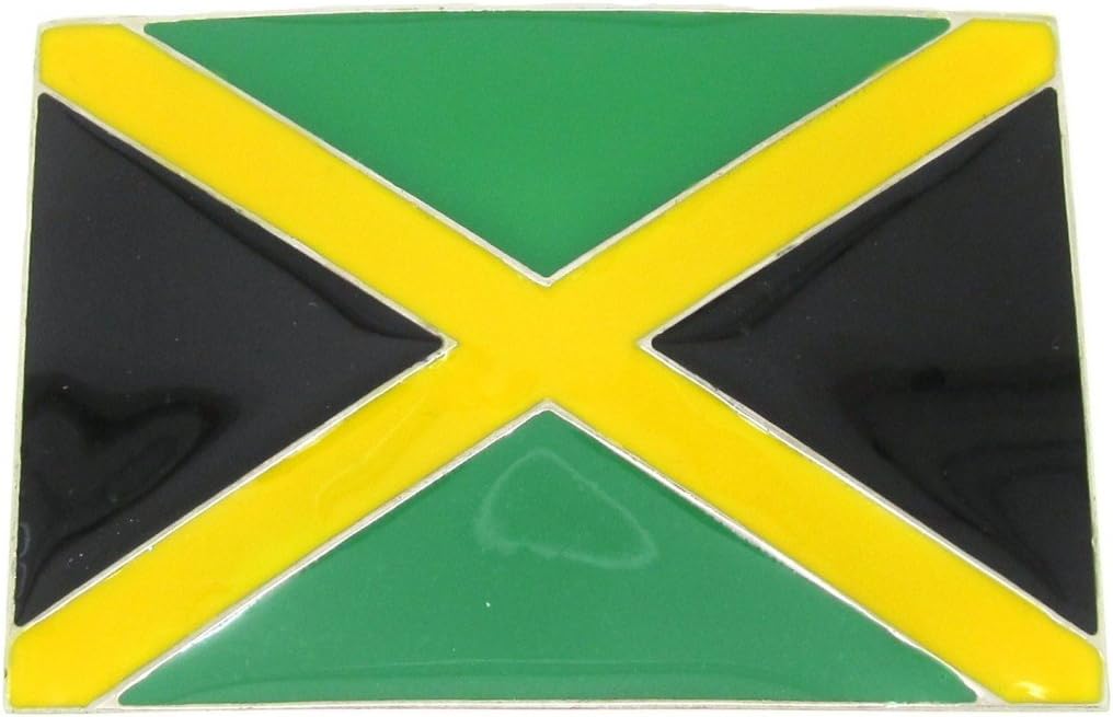 Jamaica Flag Belt Buckle