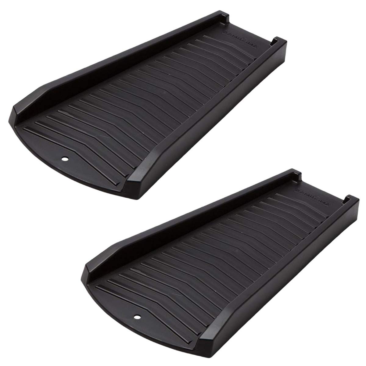 2Pack Decorative Downspout Black Splash Block Rain Gutter Drain