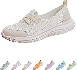 Scarpe ortopediche, Scarpe ortopediche da Donna con Suola morbida in Mesh, comode, leggere e Slip-on con supporto plantare