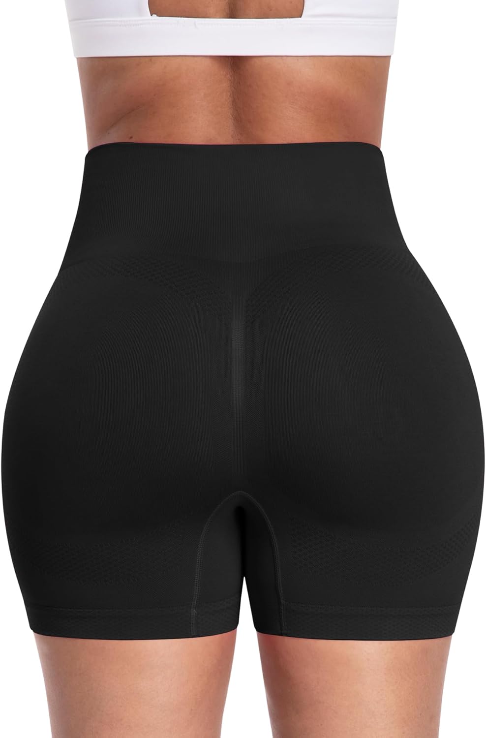 NORMOV Workout Butt Lifting Shorts Women,Seamless High Waist Scrunch Booty Gym Shorts - Image 2
