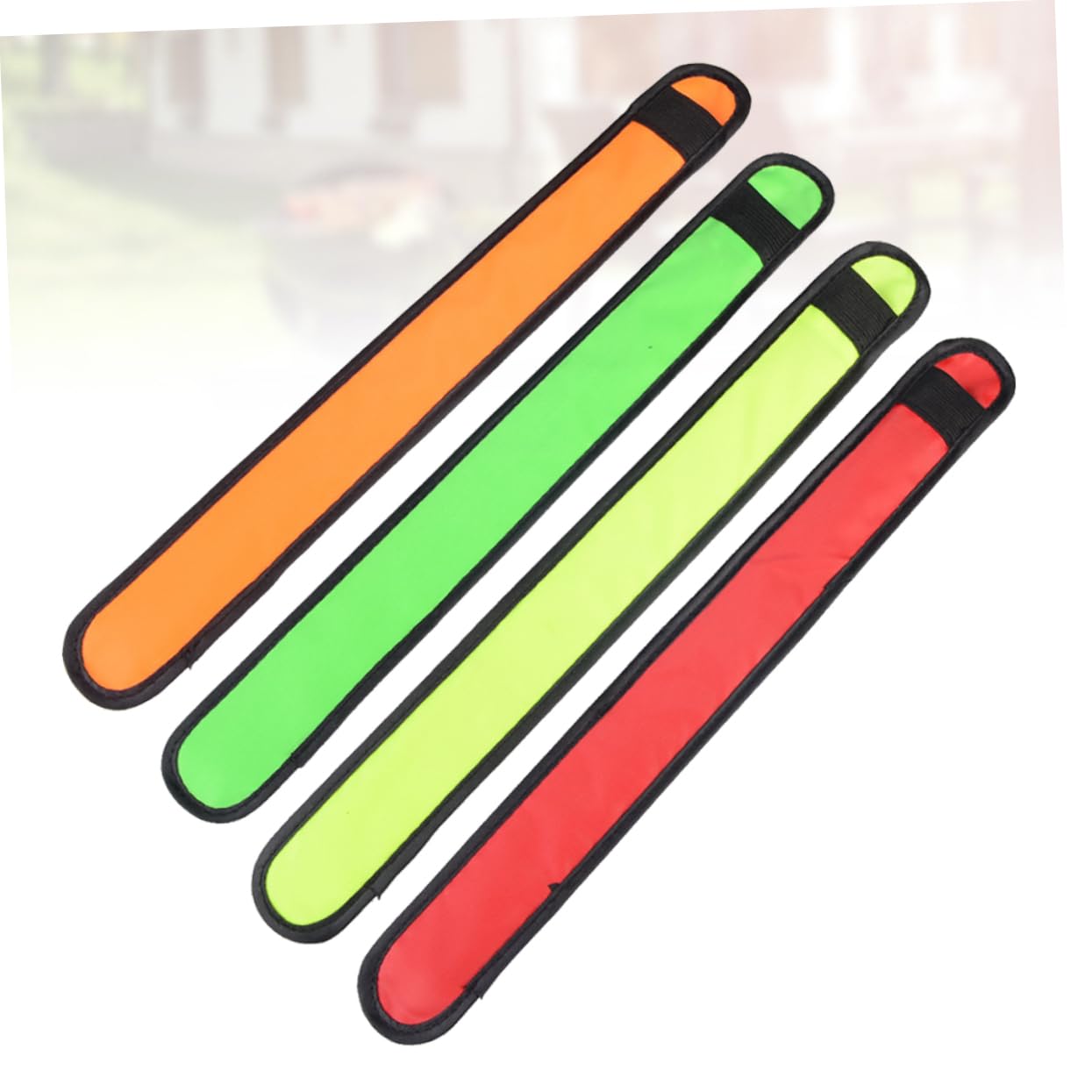 3 Ensembles Bracelet LED Luminous Bracelet pour Course Avertissement Clignotant pour Jogging Randonnée Vert Orange 4 Pièces * 3