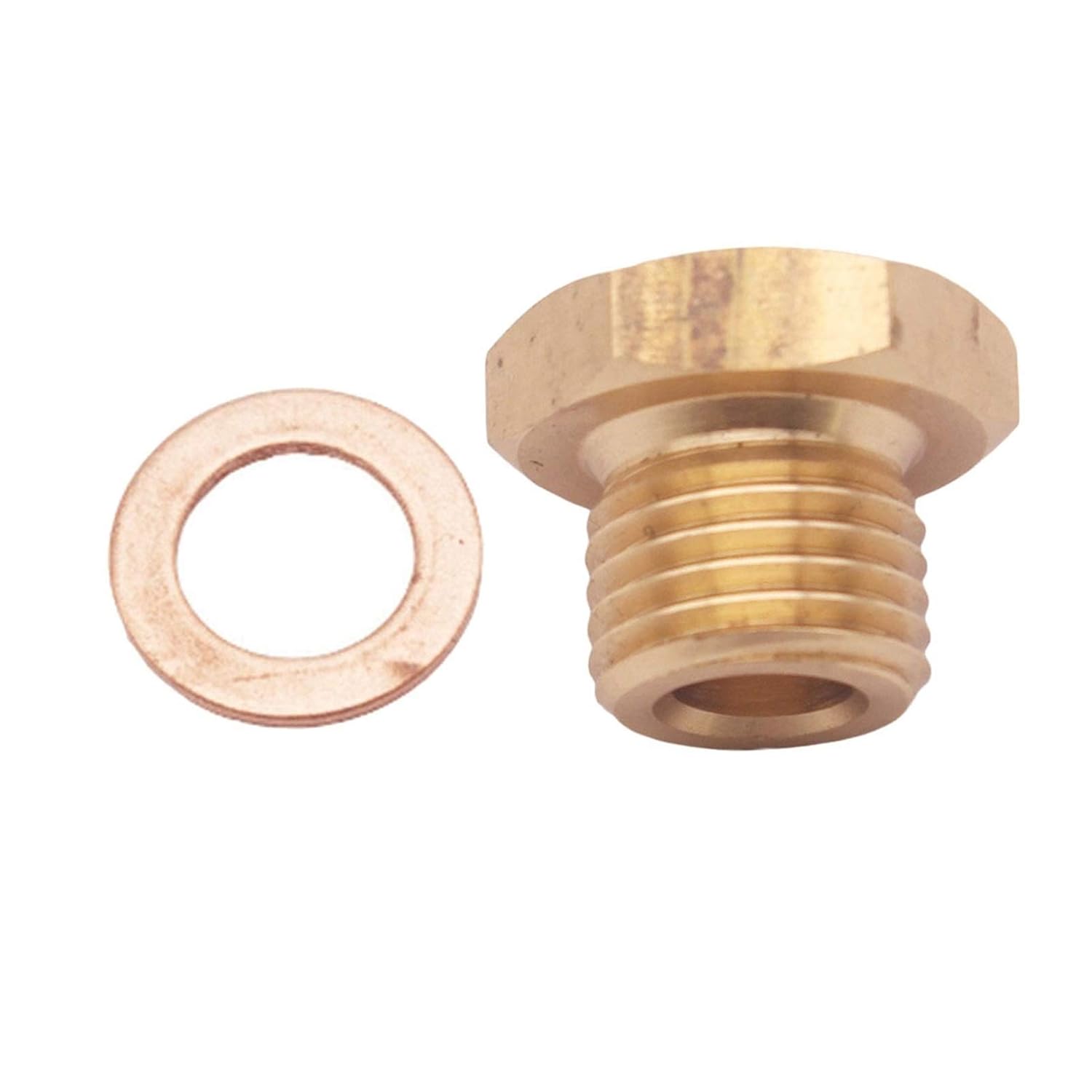 Temp Gauge Sender Unit Short Adapter - M14 x 1.5 Male to 1/8 NPT Female, Suitable for Cars